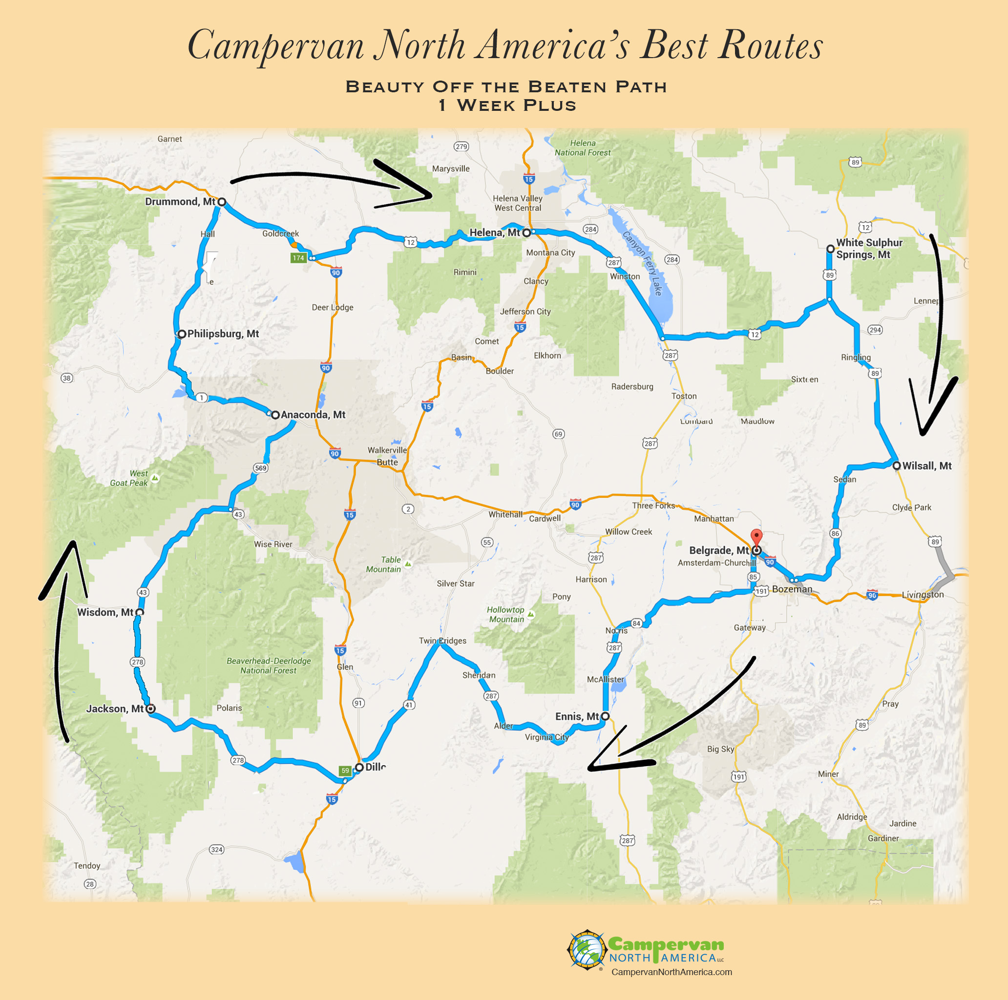 nevø Mundtlig åndelig Campervan Touring: Off the Beaten Path in Montana | Camper Rental