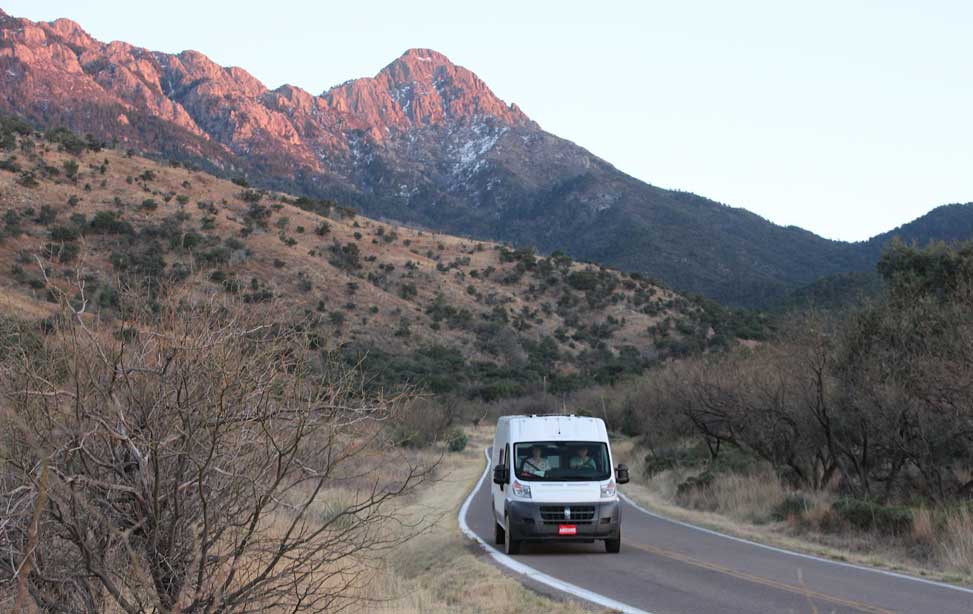 The Bunkhouse on the road.