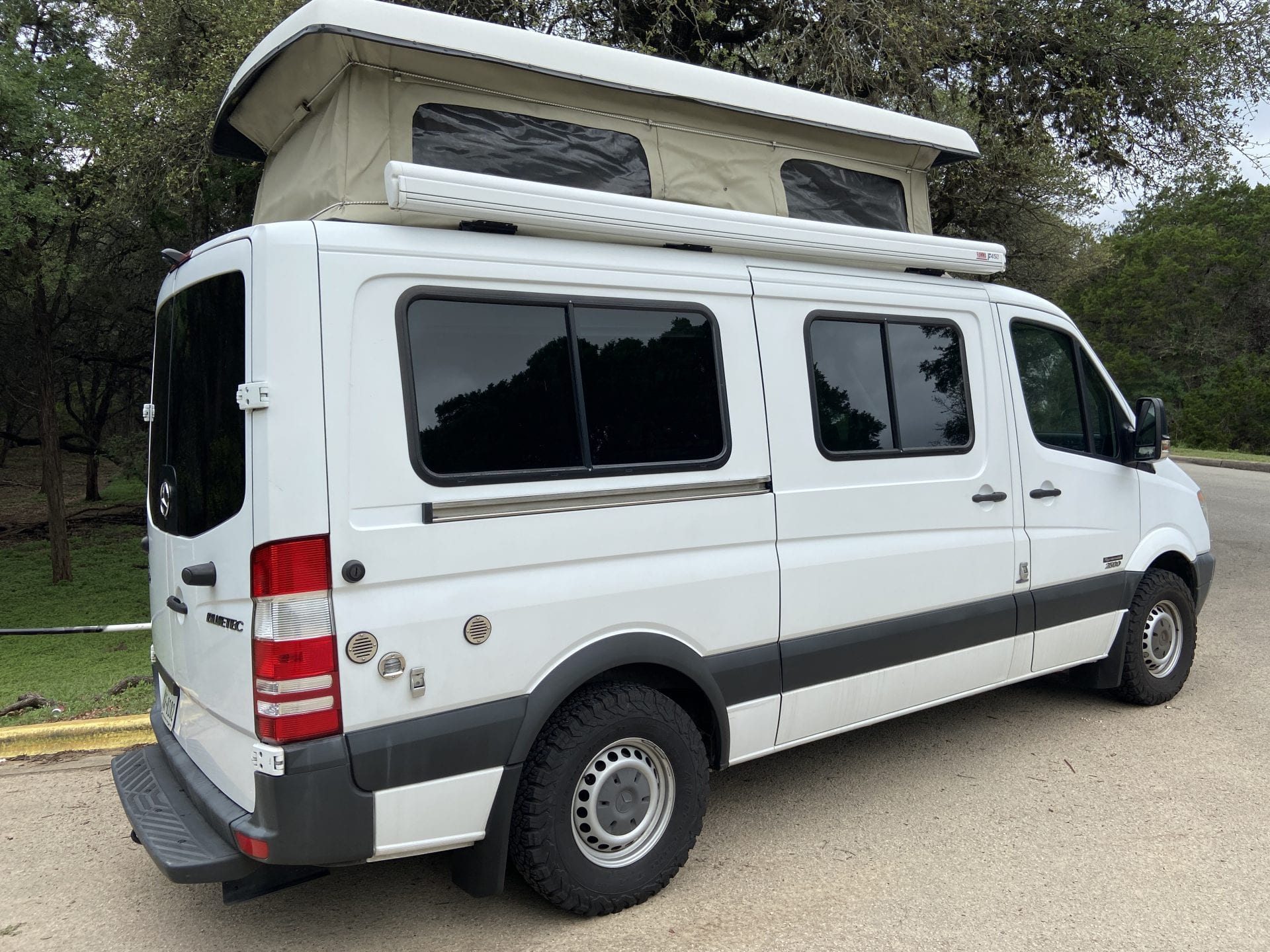 Mercedes Pop Top Campervan Small RV Rental Campervan North America LLC