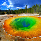 Étang à Yellowstone