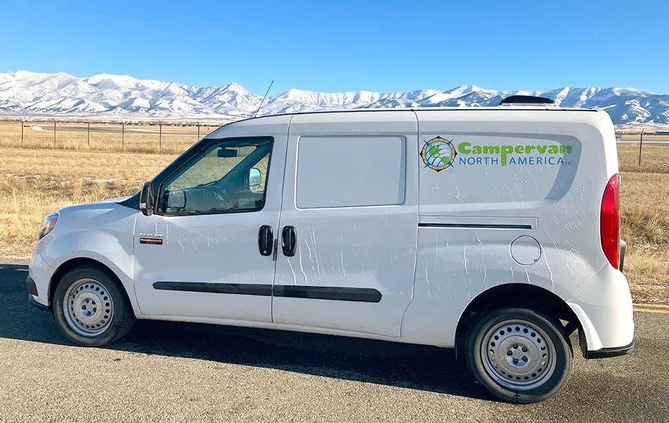 Edelweiss side view, fresh out of the car wash.